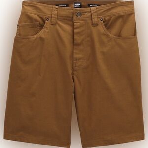 PrAna Brion shorts II sepia brown men’s 34.